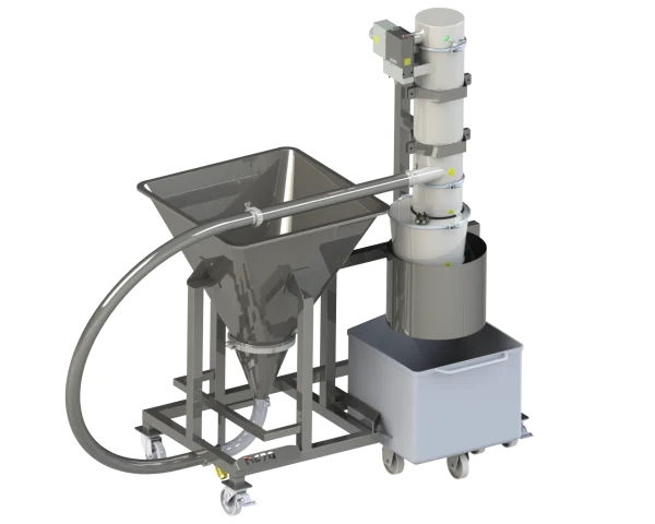 Transporteur pneumatique par le vide