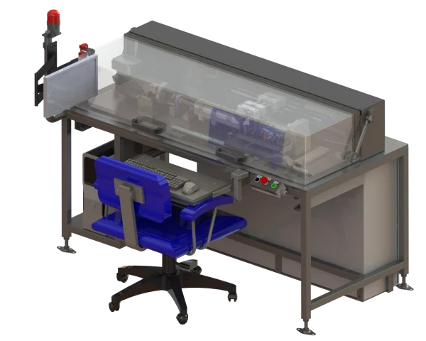 Banc d’essais avec moteur d’entraînement