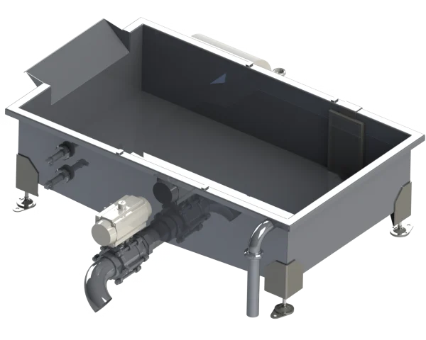 Bac de recirculation d’eau de nettoyage