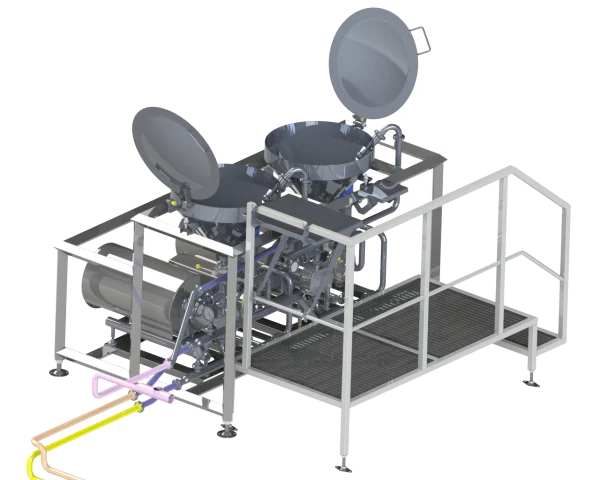 Cuves sur skid avec accessoires