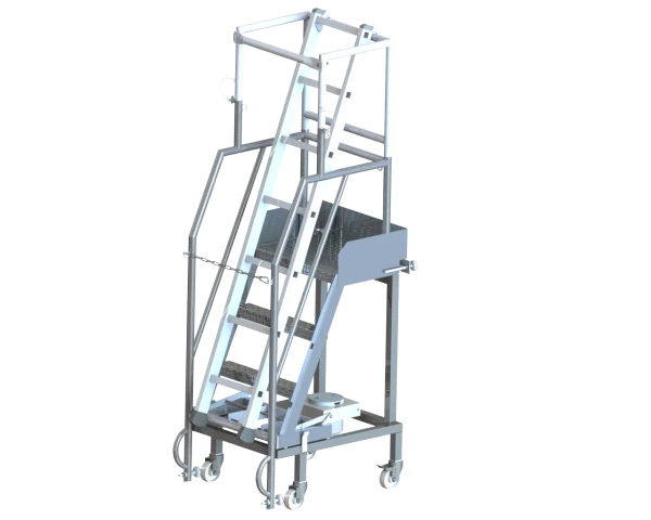 Echelle spéciale en aluminium avec indexage